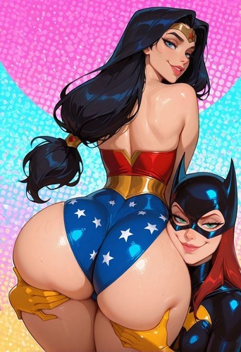 Wonder woman bat girl - bat,