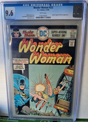 Wonder woman 222 cgc - wonder, wp