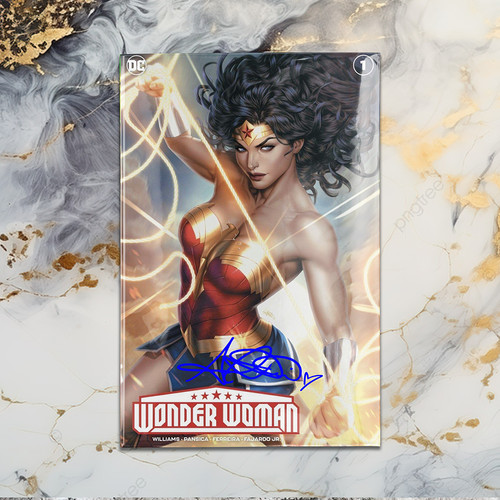 Signed wonder woman - {signed},